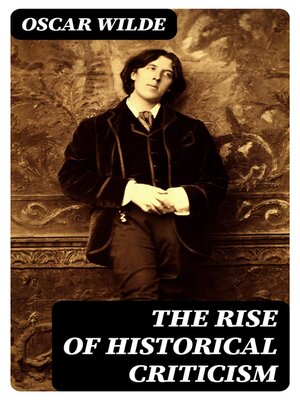 cover image of The Rise of Historical Criticism